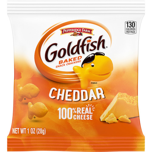 Pepperidge Farms Goldfish Cheddar Crackers, 1 Ounces, 60 Per Case